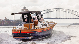 Cantiere Mimi Libeccio 8.5 Cabin on Sydney Harbour