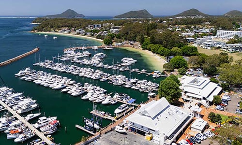 d'Albora Nelson Bay marina