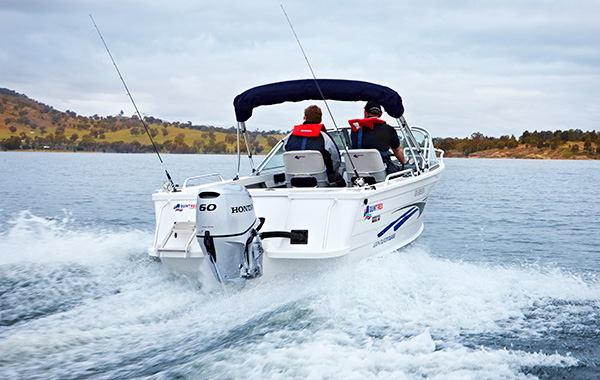 Two Honda BF60outboards