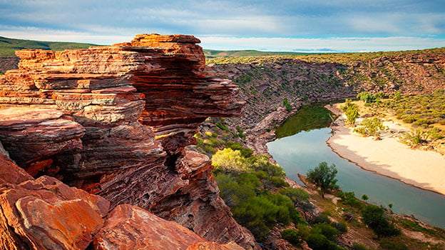 Murchison Gorge in Kalbarri National Park along the Indian Ocean Drive