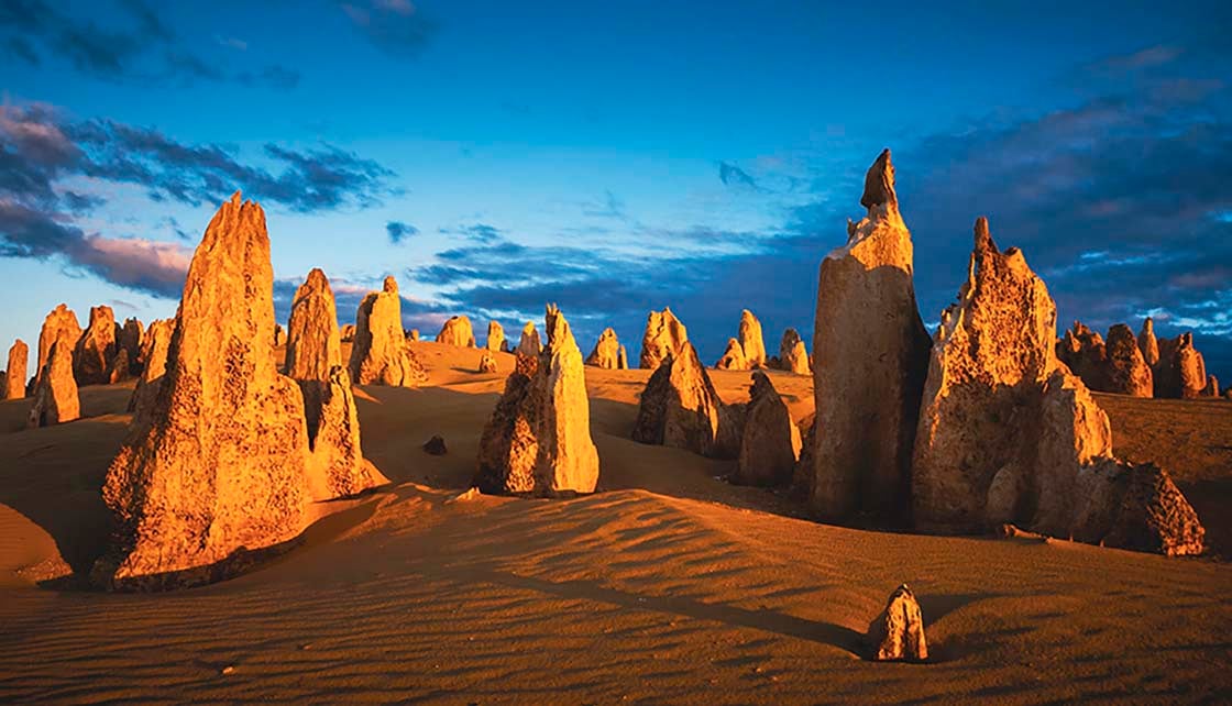 The Pinnacles rock formation in Western Australia