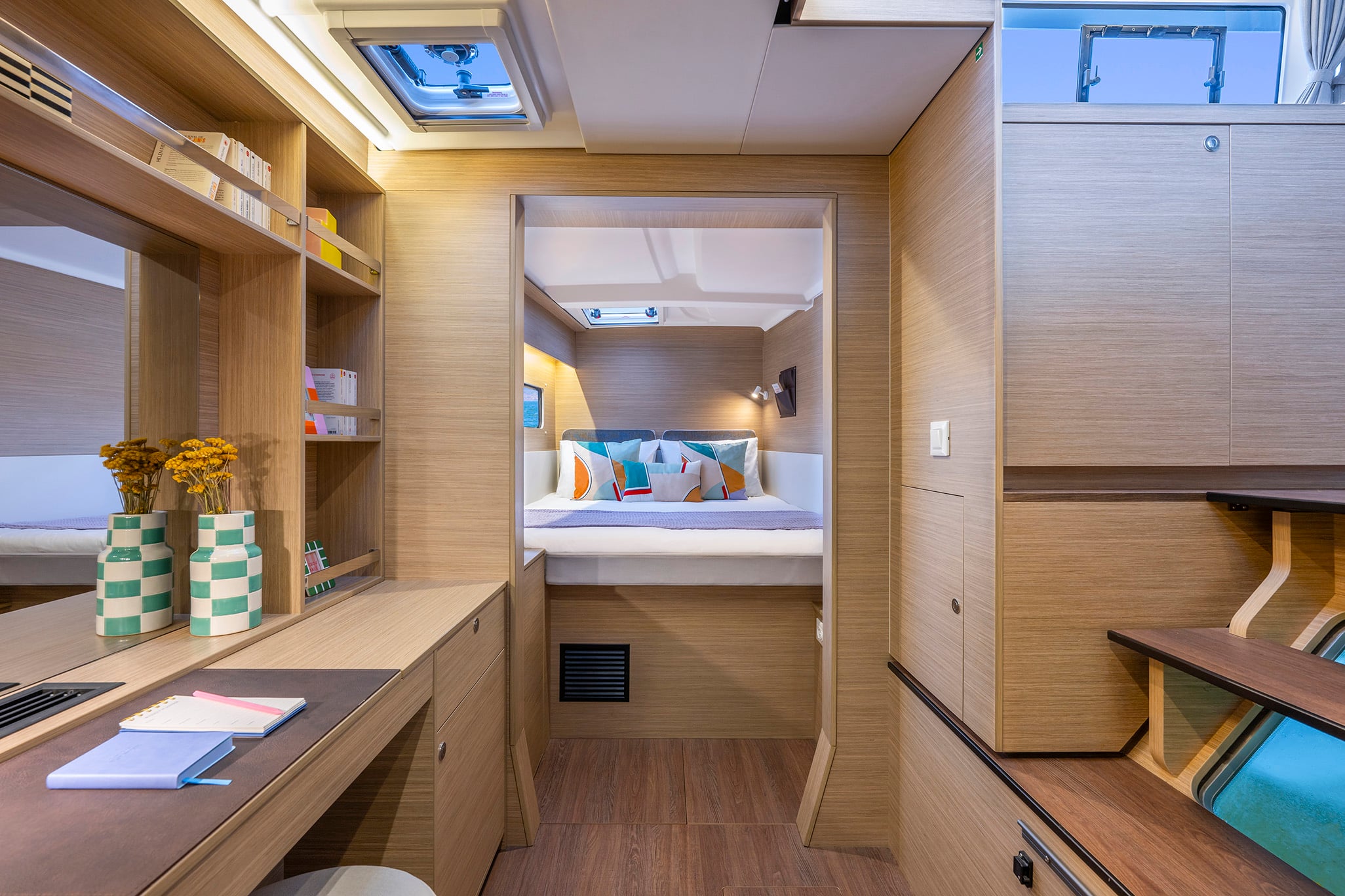 Lagoon 38 catamaran accommodation