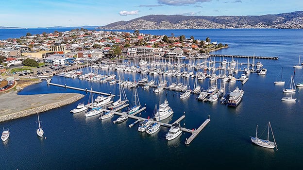Bellerive marina, Tasmania