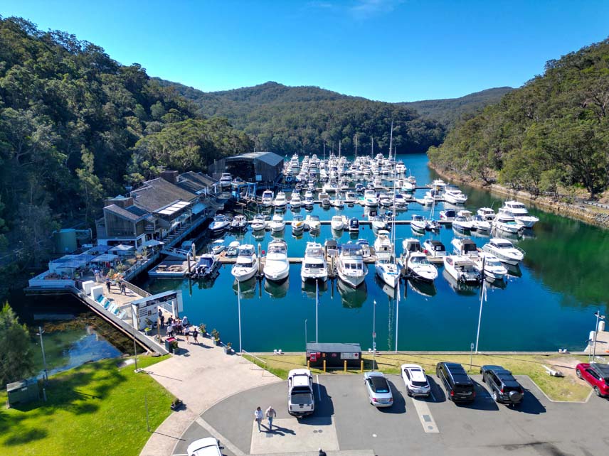 Akuna Bay marina, Hawksbury River