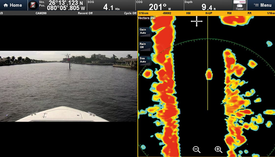 Parallel Index Line. Radar FLIR and radar technology | Club Marine Australia